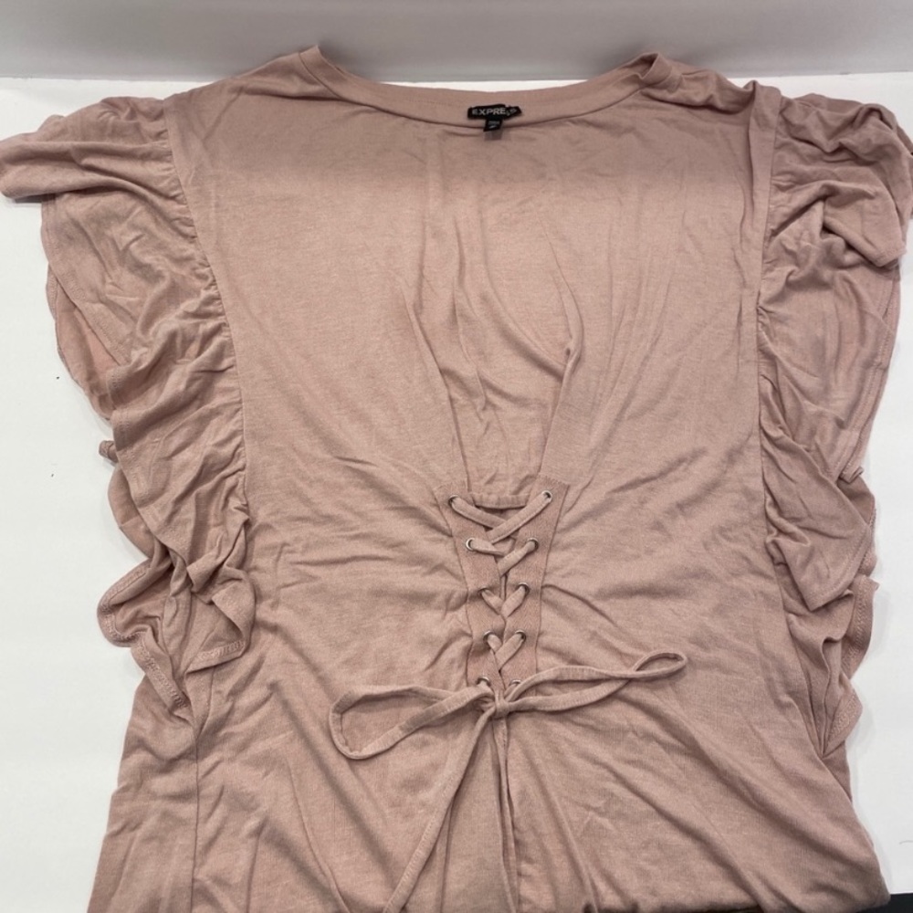 Express Flutter Sleeve Corset Top Size Xs - image 1